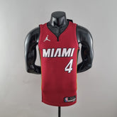 Jersey NBA Miami Heat #4 Oladipo - 75th Anniversary Red