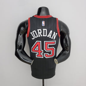 Jersey NBA Chicago Bulls #45 Jordan - Flyers Black