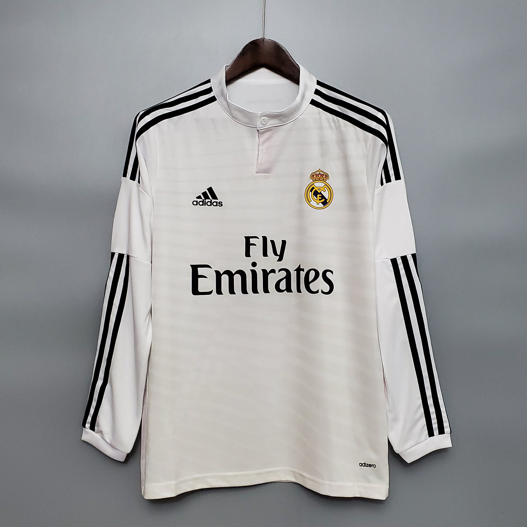 Real Madrid Home Jersey 14/15 - Long Sleeve Retro Version