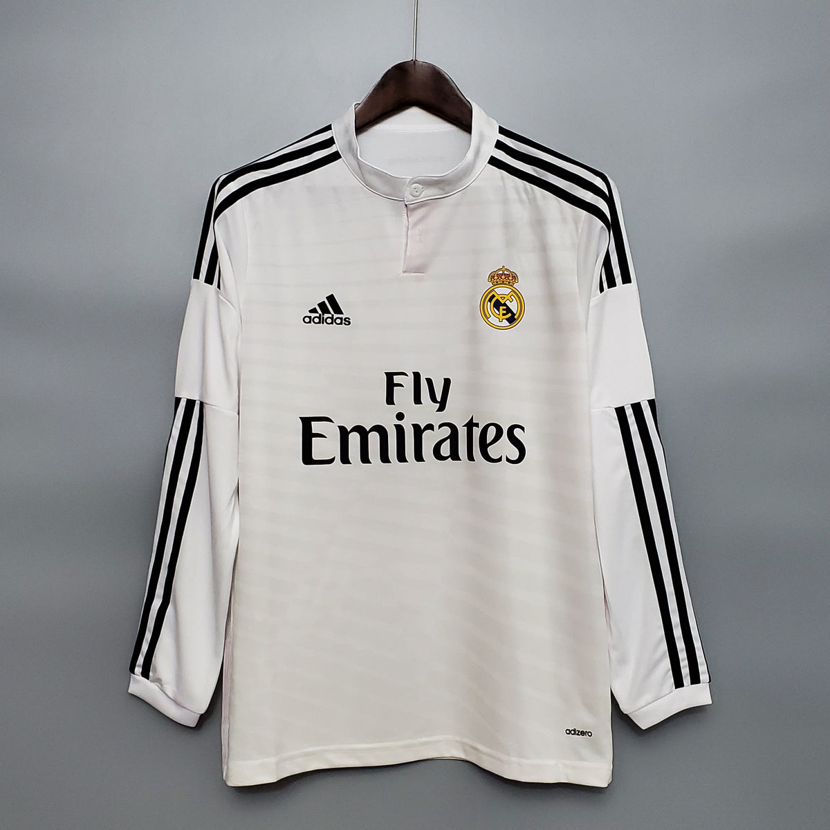 Real Madrid Home Shirt 14/15 - Retro Version Long Sleeve