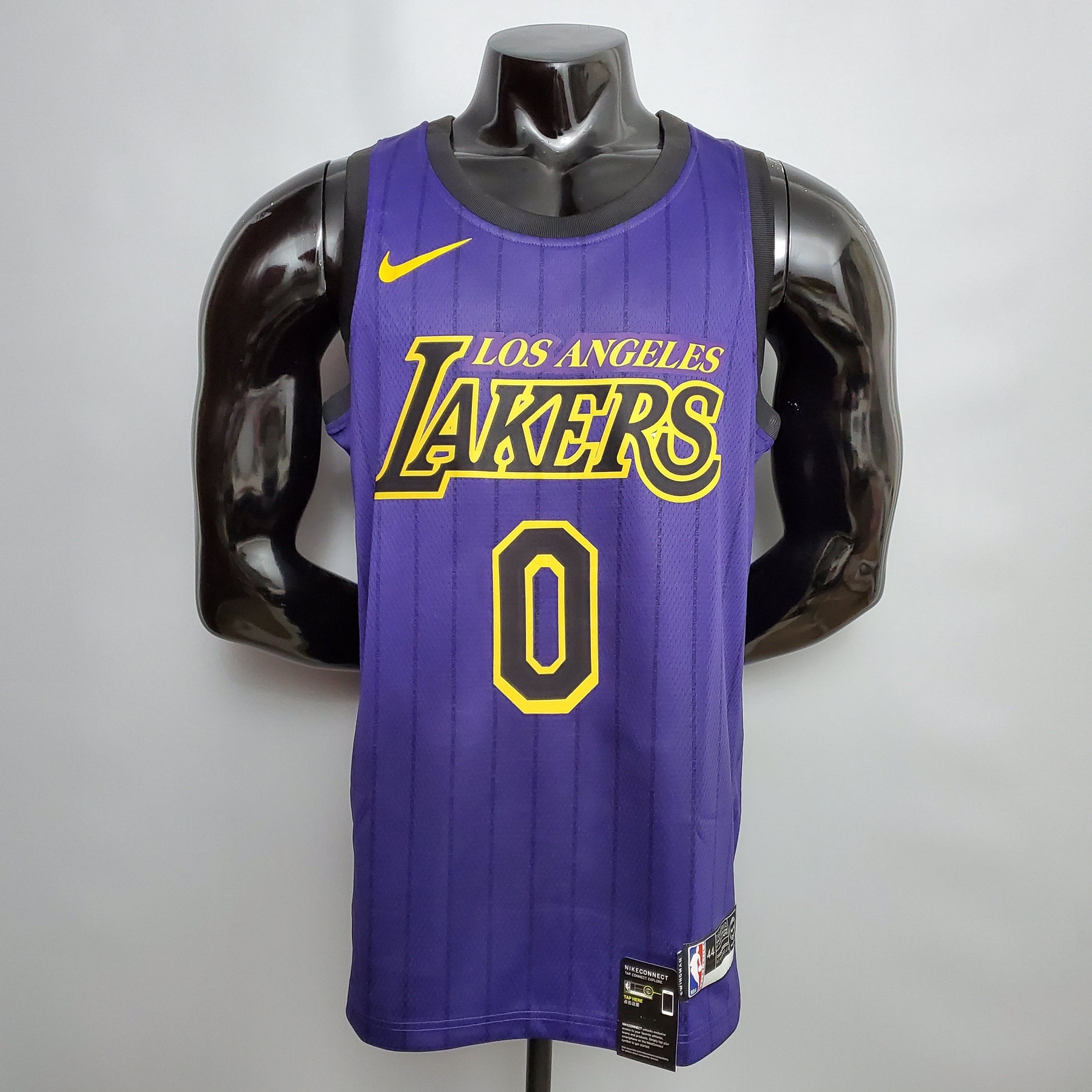 Jersey NBA Lakers #0 Young Purple Stripe - 23/24