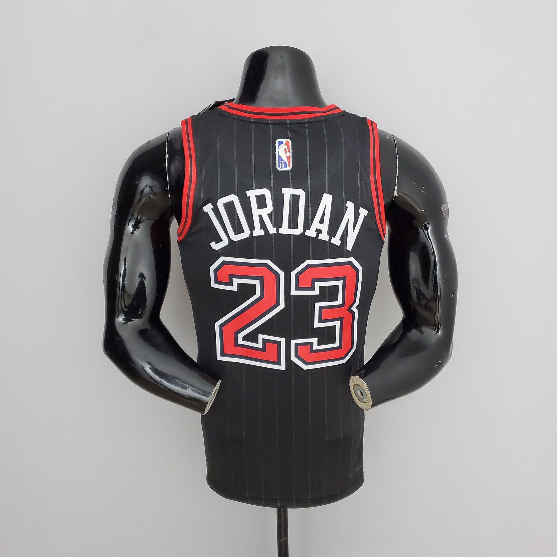 Jersey NBA Chicago Bulls #23 Jordan - Flyers Black