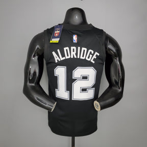 NBA San Antonio Spurs #12 Aldridge Jersey - City Edition Black