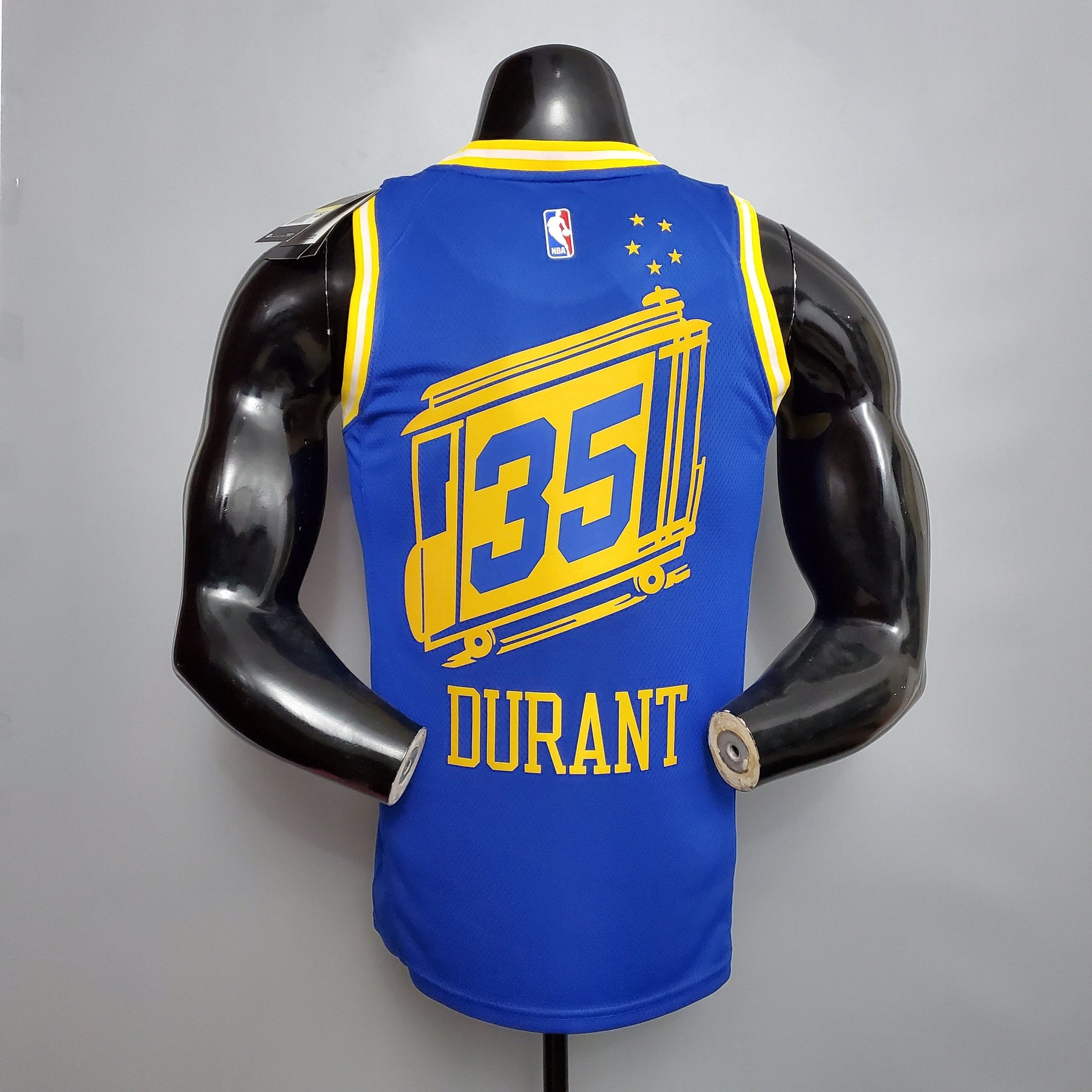 Jersey NBA Golden State Warriors #35 Durant - Train Blue