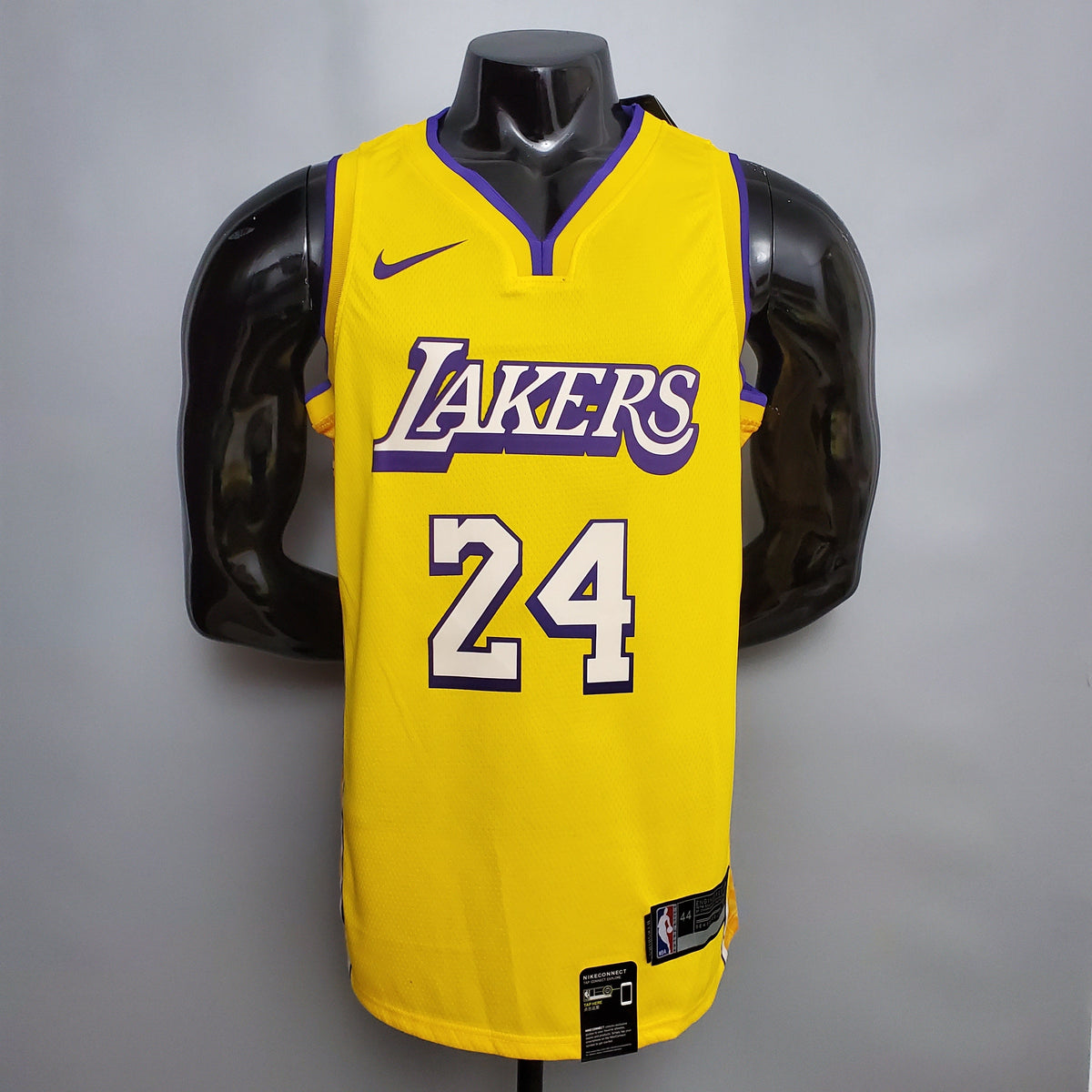 Jersey NBA Lakers #24 Bryant V-neck City Yellow - 23/24