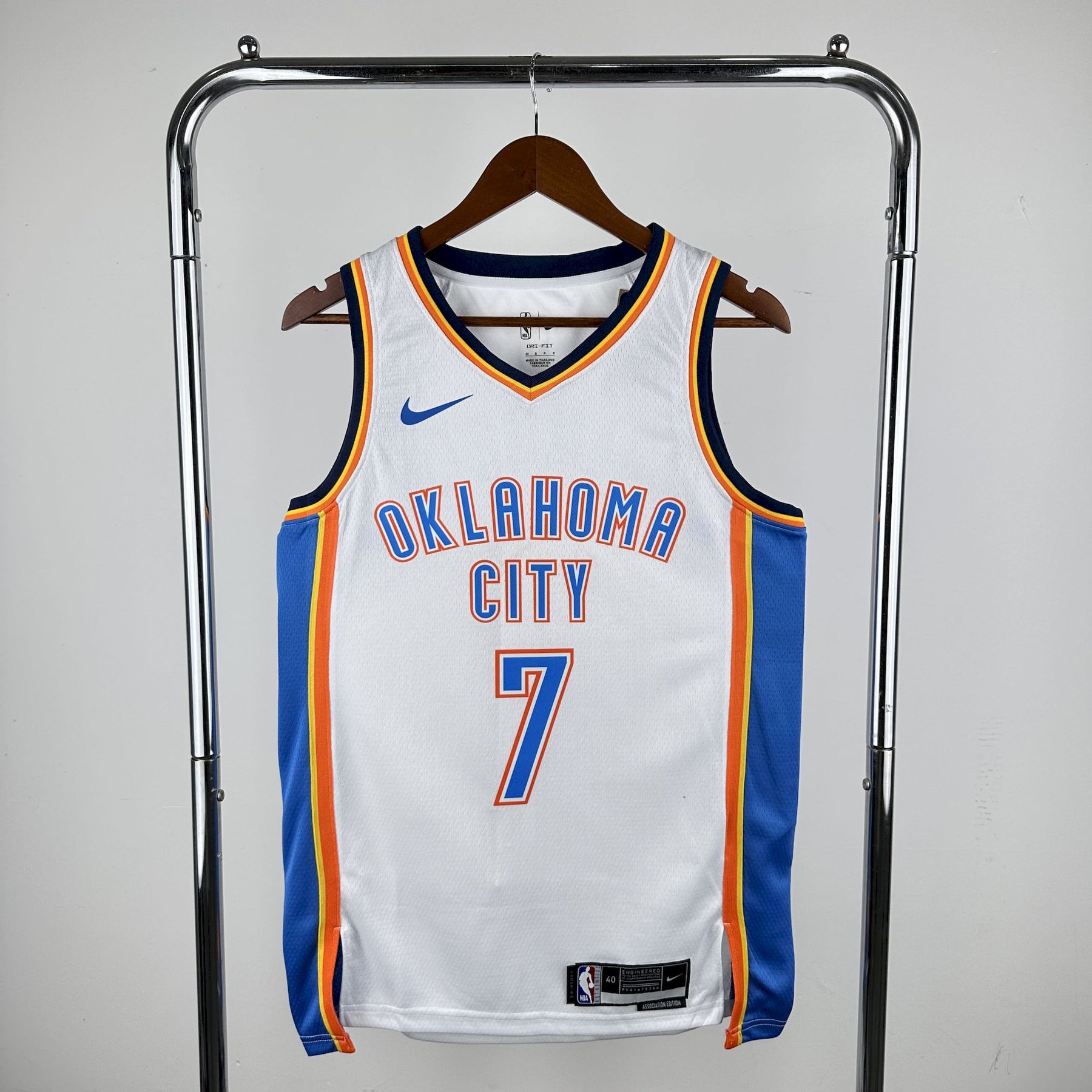 Oklahoma City Thunder 2023/24 Icon Edition White HOLMGREN#7