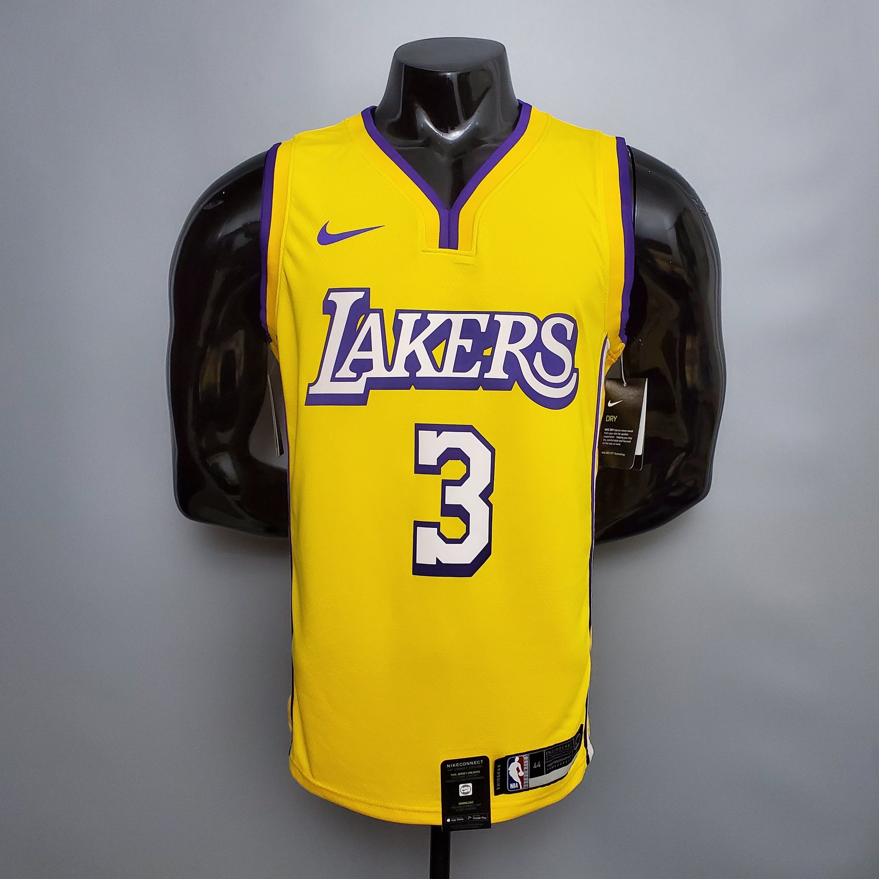 Jersey NBA Lakers #3 Davis V-neck Nike Connection - 23/24