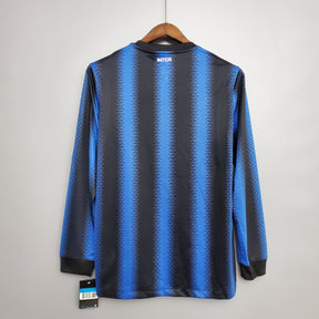 Inter Milan Home Jersey 10/11 - Long Sleeve Retro Version