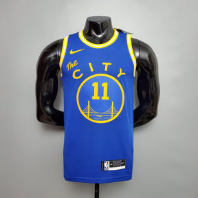 Jersey NBA Golden State Warriors #11 Thompson - Train Blue