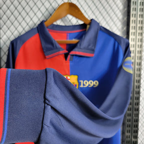 Barcelona Jersey 100 Years Commemorative Edition - Long Sleeve Retro Version