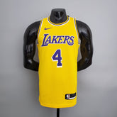 Jersey NBA Lakers #4 Rondo Crew Neck Yellow - 23/24