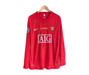 Manchester United Retro Men's Long Sleeve Shirt