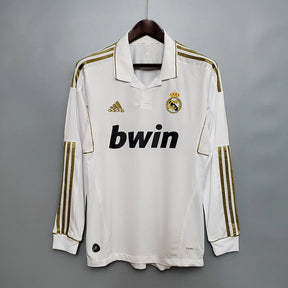 Real Madrid Home Jersey 11/12 - Long Sleeve Retro Version