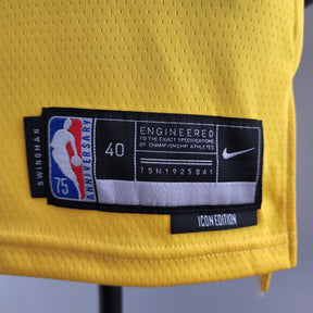 NBA Lakers #95 Toscano Yellow 75th Anniversary Jersey - 23/24