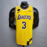 Jersey NBA Lakers #3 Davis Commemorative Yellow - 23/24