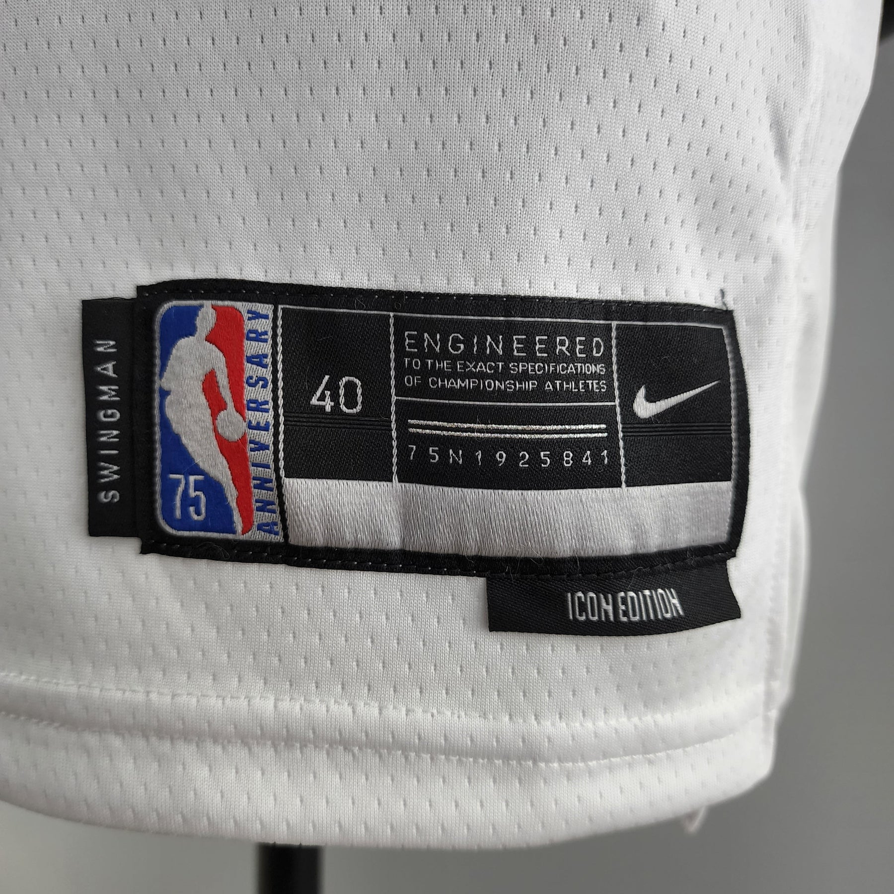 NBA Lakers #95 Toscano White 75th Anniversary Jersey - 23/24