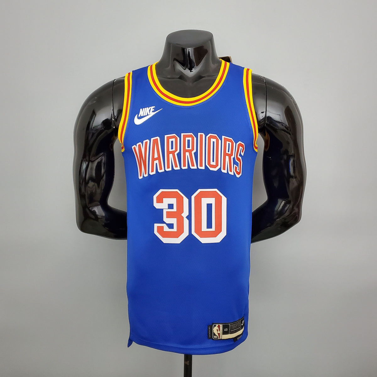 Jersey NBA Golden State Warriors #30 Curry - Retro Blue