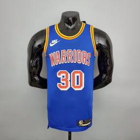 Jersey NBA Golden State Warriors #30 Curry - Retro Blue