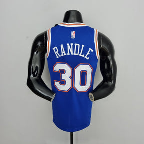 Jersey NBA NY Knicks #30 Randle - 75th Anniversary Limited Blue