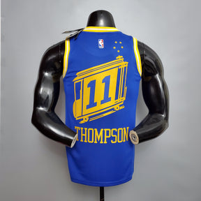 Jersey NBA Golden State Warriors #11 Thompson - Train Blue