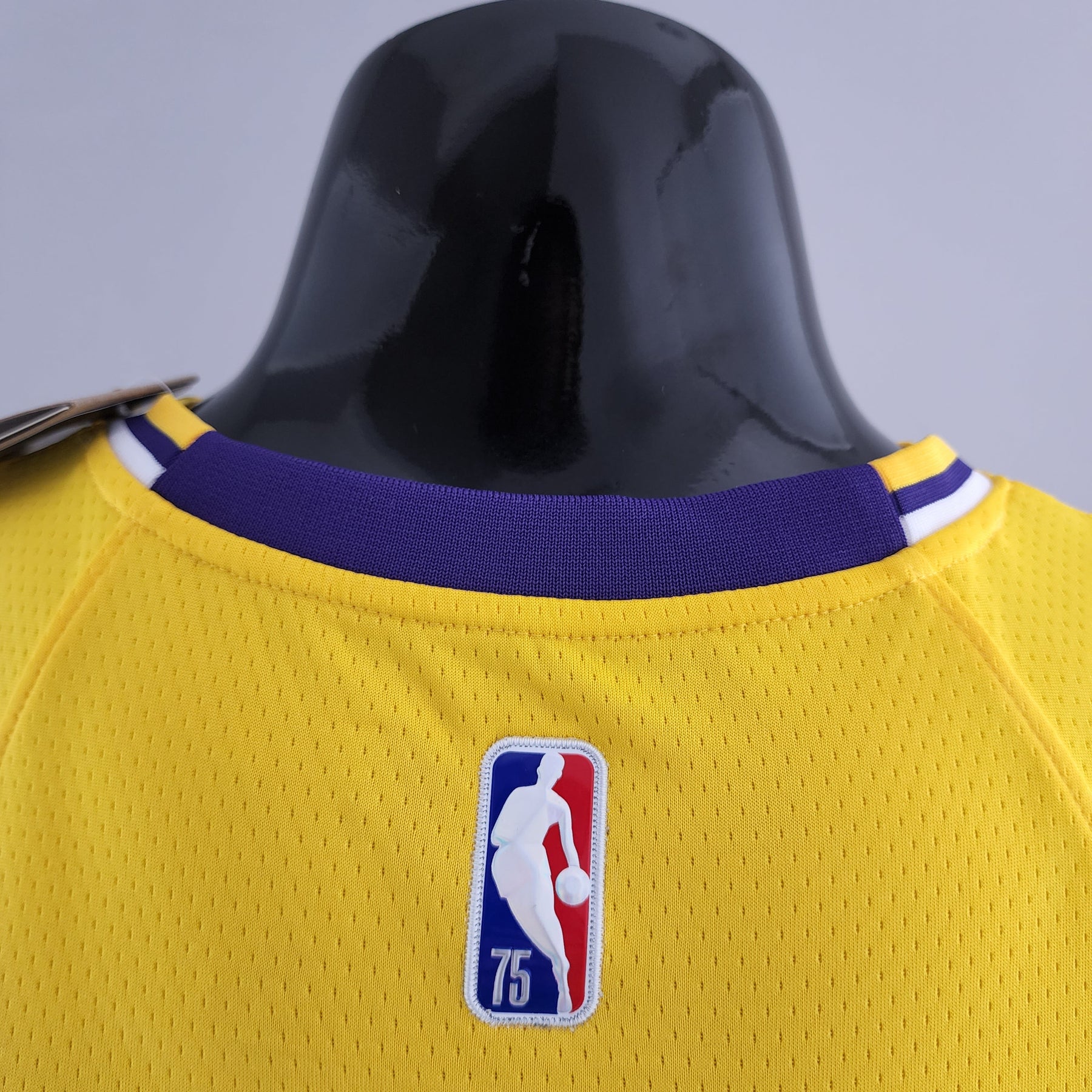 NBA Lakers #95 Toscano Yellow 75th Anniversary Jersey - 23/24