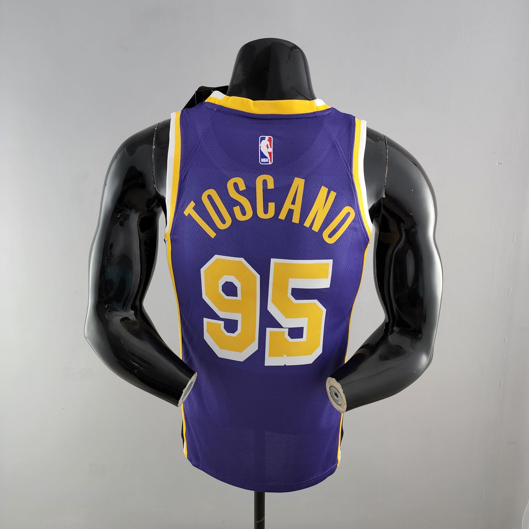 NBA Lakers #95 Toscano Purple 75th Anniversary Jersey - 23/24