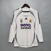 Real Madrid Home Jersey 06/07 - Retro Long Sleeve Version