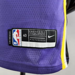 NBA Lakers #95 Toscano Purple 75th Anniversary Jersey - 23/24