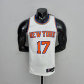 Jersey NBA NY Knicks #17 Lin - 75th Anniversary White