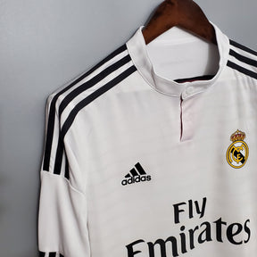 Real Madrid Home Jersey 14/15 - Long Sleeve Retro Version