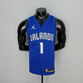 Jersey NBA Orlando Magic #1 McGrady - 75th Anniversary Blue