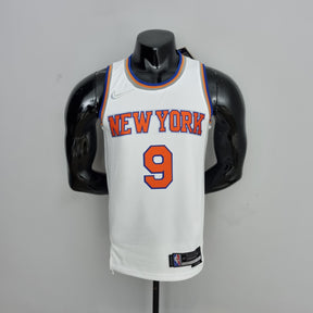 Jersey NBA NY Knicks #9 Barret - 75th Anniversary White