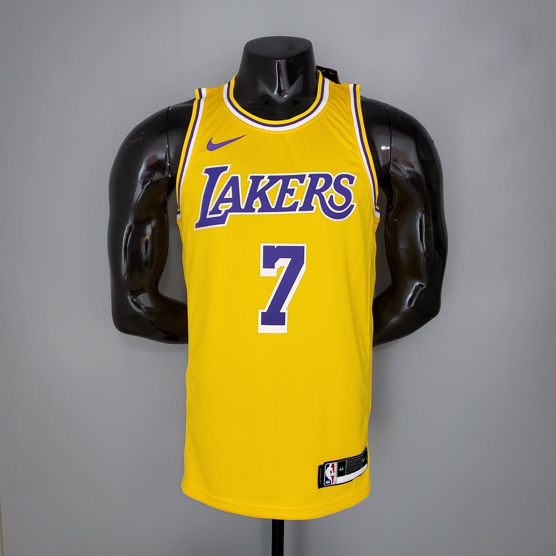 Jersey NBA Lakers #7 Anthony Crew Neck Yellow - 23/24