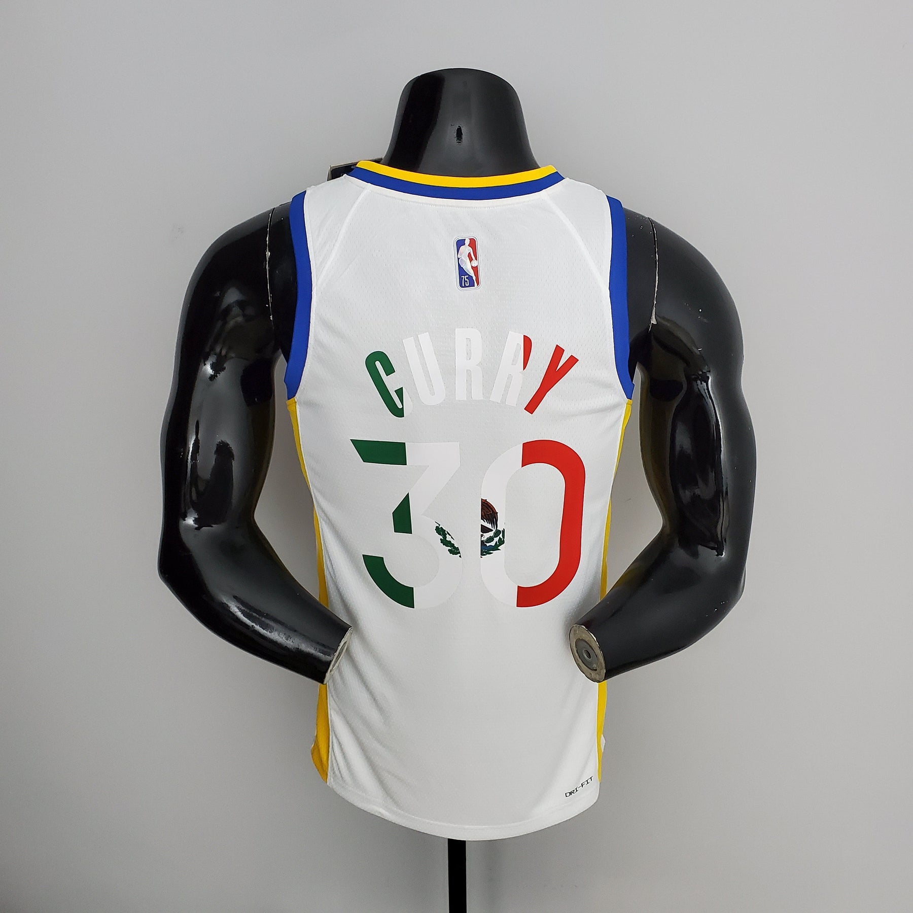 Jersey NBA Golden State Warriors #30 Curry - Mexico White