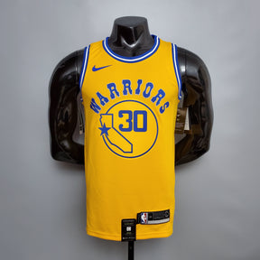 Jersey NBA Golden State Warriors #30 Curry - Retro Yellow