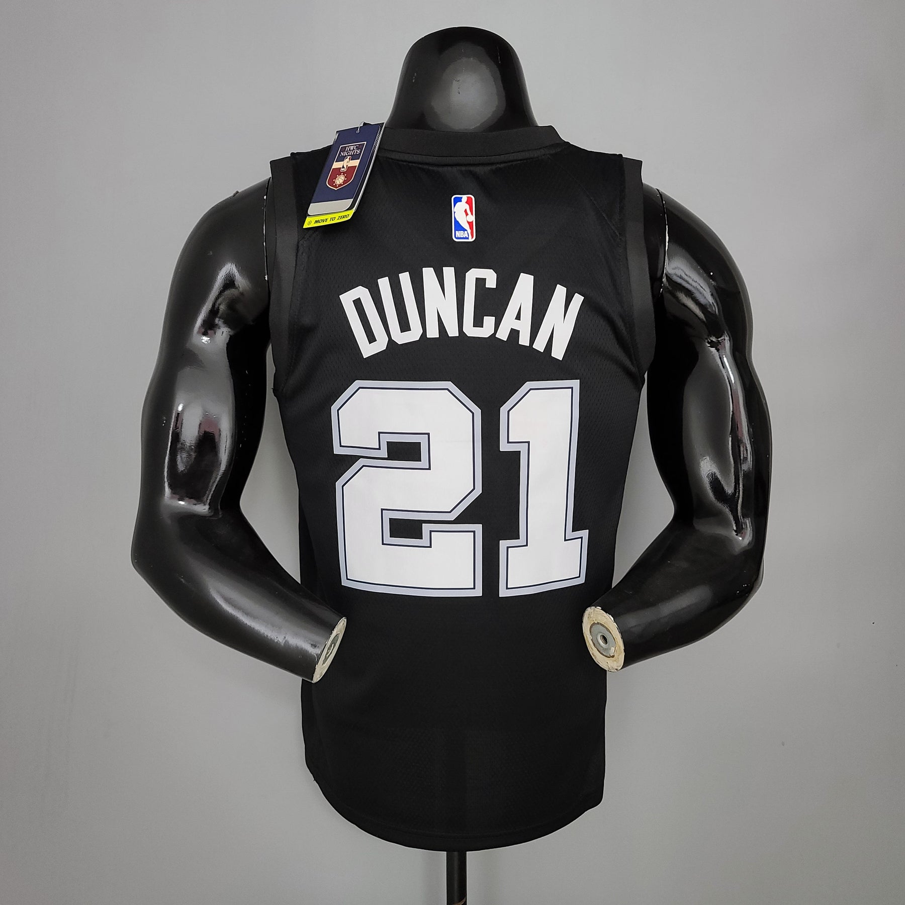 NBA San Antonio Spurs Jersey #21 Duncan - City Edition Black