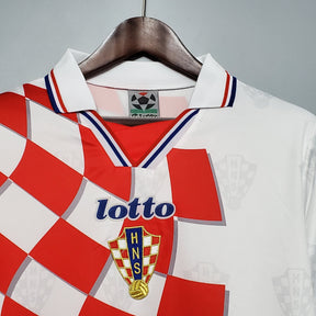 Croatia 1998 Home Shirt - Retro Version