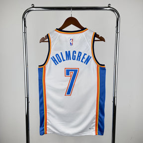 Oklahoma City Thunder 2023/24 Icon Edition White HOLMGREN#7