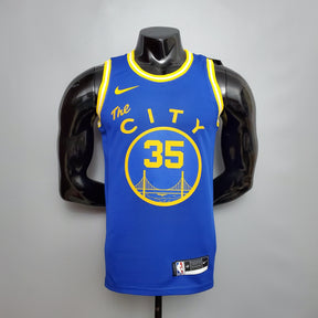 Jersey NBA Golden State Warriors #35 Durant - Train Blue