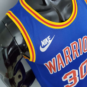 Jersey NBA Golden State Warriors #30 Curry - Retro Blue