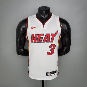 Jersey NBA Miami Heat #3 Wade - 75th Anniversary White