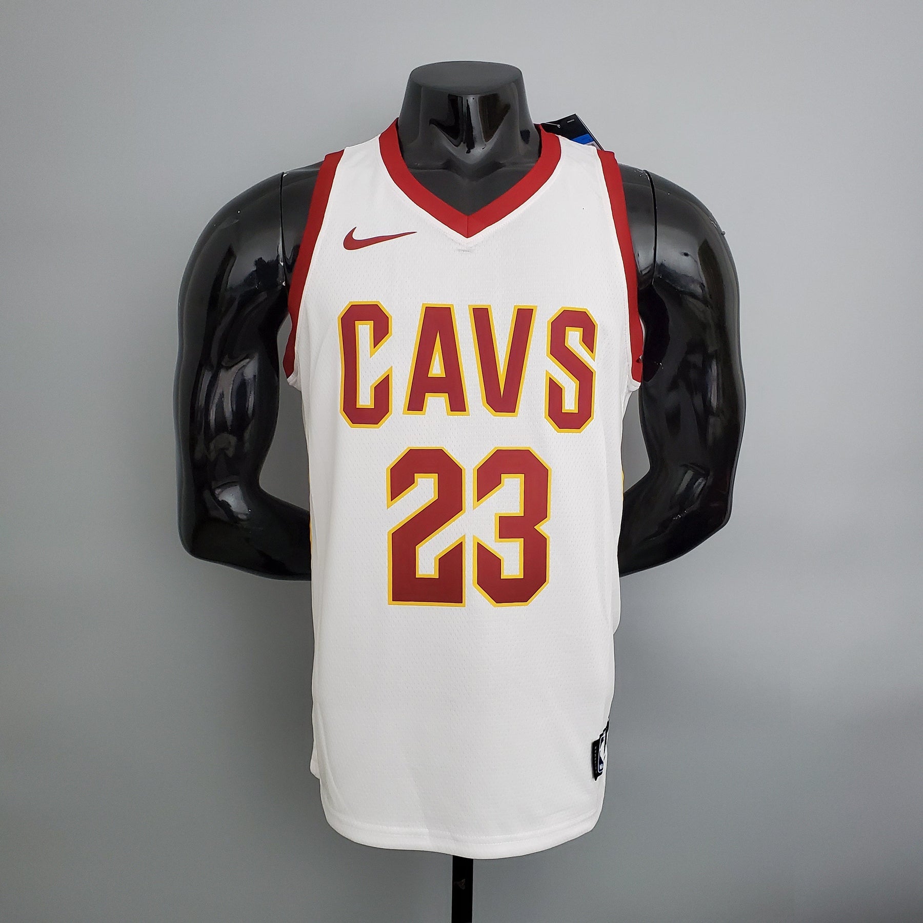 Jersey NBA Cleveland Cavaliers #23 James - White