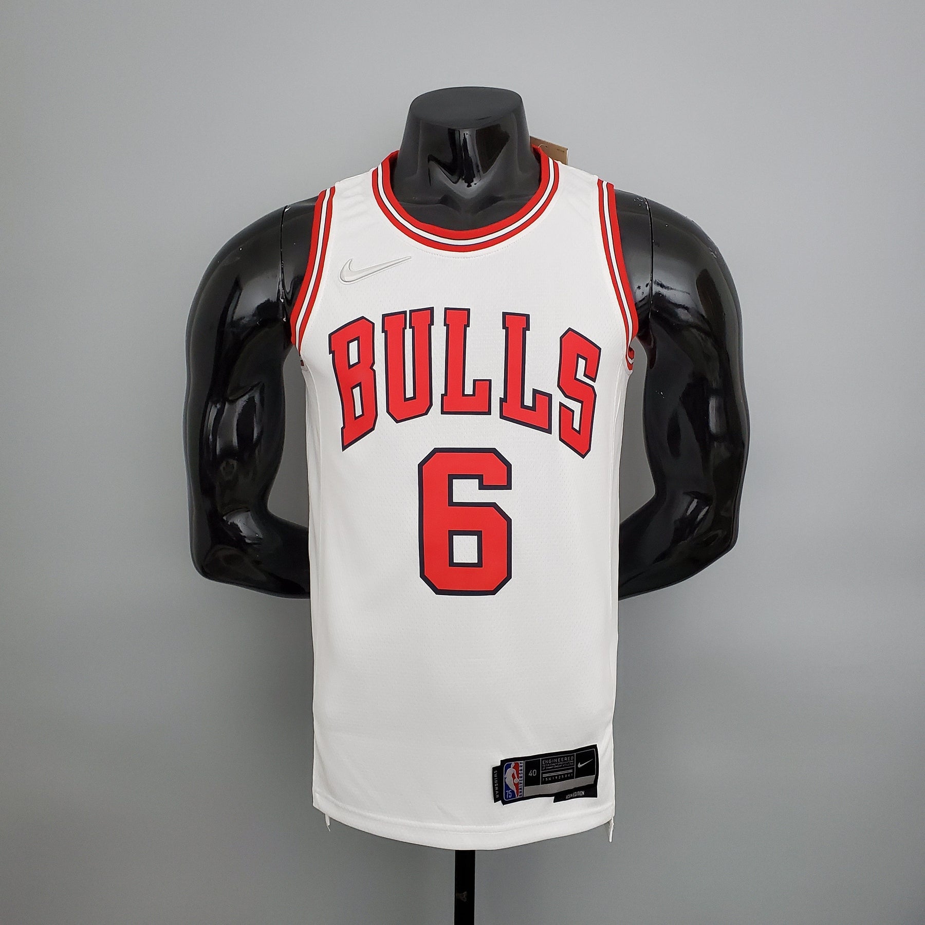 Jersey NBA Chicago Bulls #6 Caruso - 75th Anniversary White