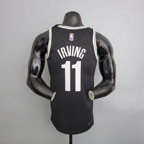 Jersey NBA Brooklyn Nets #11 Irving - 75th Anniversary Black