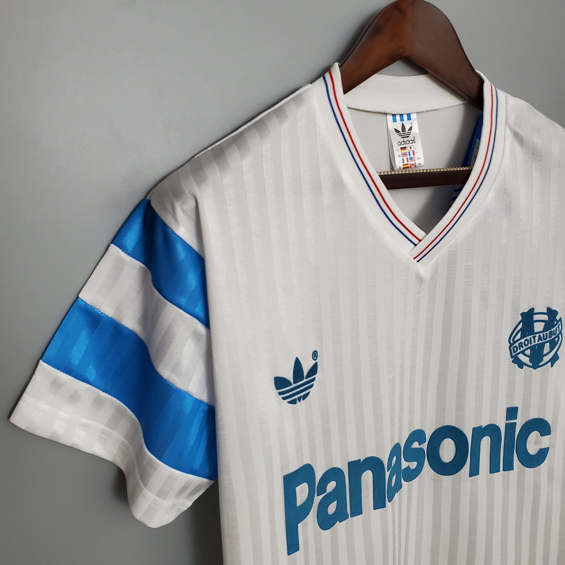 Olympique de Marseille Home Shirt 90/91 - Retro Version