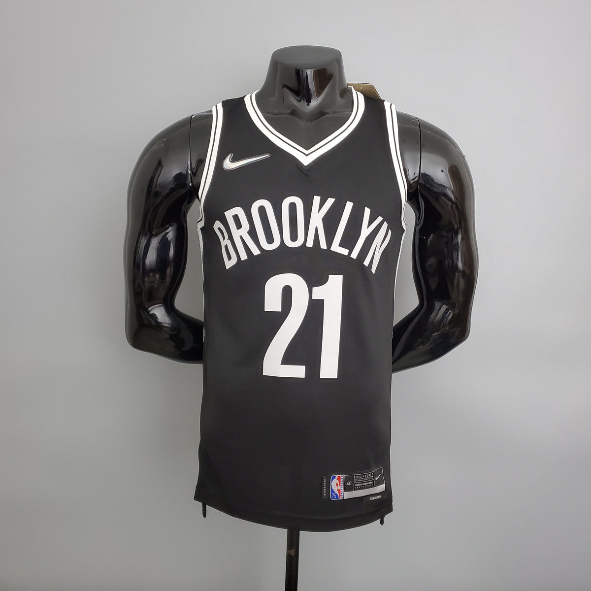 Jersey NBA Brooklyn Nets #2 Griffin - 75th Anniversary Black