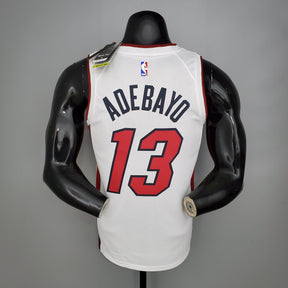 Jersey NBA Miami Heat #13 Adebayo - 75th Anniversary White