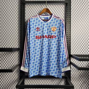 Manchester United Reserve 90/92 Jersey - Long Sleeve Retro Version